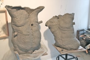 George and Dick, two torsos together George and Dick, two torsos together